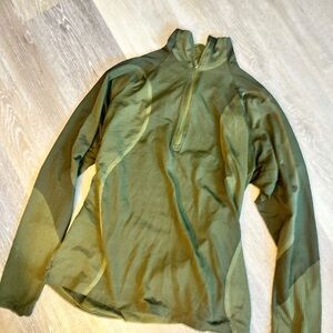 Nike Pro Olive Green Activewear Top